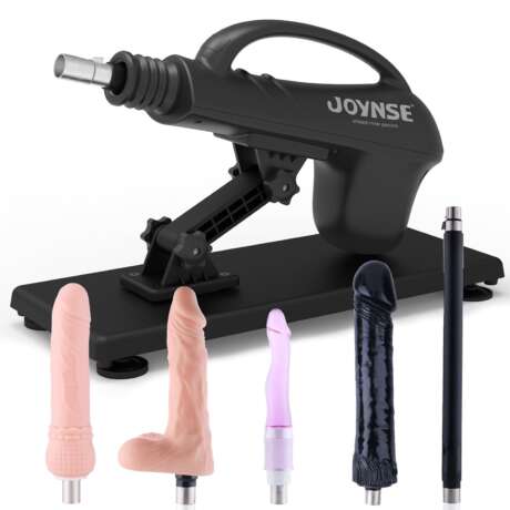 Joynse Automatic Sex Machine Sex Toys, Thrusting Machine Adult Toys, Love Machine Gun with 5 Attachments for Male Female