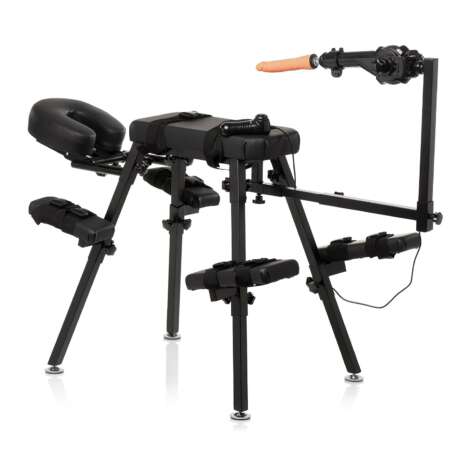Master Series Obedience Bench with Thrusting Sex Machine: Adjustable BDSM Furniture for Men, Women & Couples. Ergonomic, Heavy-Duty Design with Remote Controlled Multi Speed...