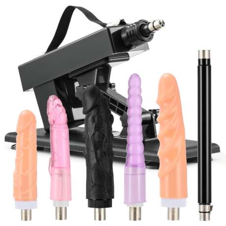 SENSUA Automatic Sex Machine, Thrusting Dildo Machine with 6 Attachments & 3XLR Connector for Women Men, Adjustable Adult Sex Toys Love Machine for Vaginal Anal Massage...
