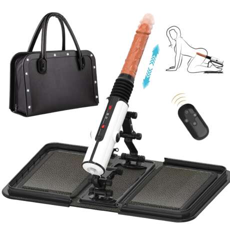 Sex Machine Dildo Machine Multi-Speed and Multi-Angle Thrusting Love Machine Sex Toy with Heating Dildo, Adjustable Sex Gun with Automatic Dildos Vibrator for Women Men and...
