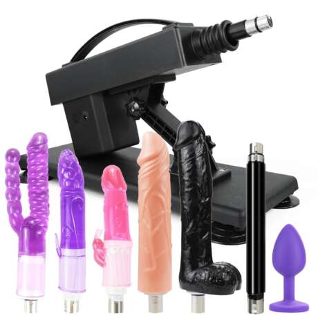 Sex Machine Thrusting Dildo Machine Deep Penetrating Sex Machines Thrust Machine Sex Automatic Thruster for Dildo with Floor Suction Cup and XLR Large Attachment Telescopic...