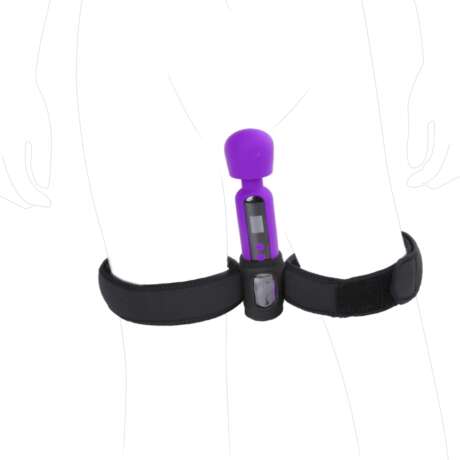 Sex Toy Restraint Leg Straps, Vibrator Elasticity Constrained Forced Strap for Women Hands-Free Play, Adjustable Bondage Leg Straps, Elasticity Constrained Forced Strap for a...