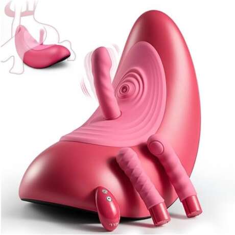 VVD Couple Sex Machine Wireless Thrusting Sex Toy for Women, Riding Sex Saddle with Thrusting Flapping Vibrating Clitoral Stimulation,Remote Control Dildo Machine Flapping Adult...