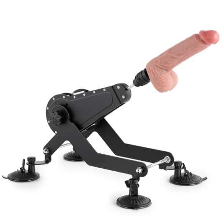Y-NOT Automatic Sex Machine with Realistic Dildo, Adjustable Vibrating Thrusting Dildo Machine with 6 Modes & 9 Speeds, Vaginal Anal Massage Adult Toy Machine Adult Sex Toy for...